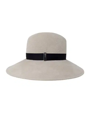 Gigi Burris Requiem Handmade Rabbit Felt Wide-Brim Fedora Hat | Thumbnail 1