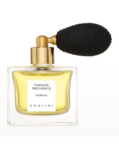 Shalini Parfum Paradis Provence Cubique Glass Bottle with Black Bulb Atomizer, 1.7 oz./ 50 mL | Thumbnail 3 Shalini Parfum Paradis Provence Cubique Glass Bottle with Black Bulb Atomizer, 1.7 oz./ 50 mL | Thumbnail 3