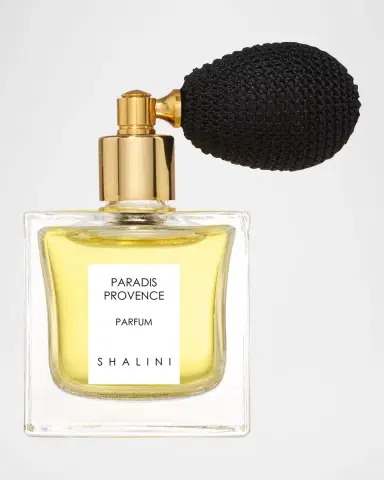 Shalini Parfum Paradis Provence Cubique Glass Bottle with Black Bulb Atomizer, 1.7 oz./ 50 mL | Thumbnail 5 Shalini Parfum Paradis Provence Cubique Glass Bottle with Black Bulb Atomizer, 1.7 oz./ 50 mL | Thumbnail 5
