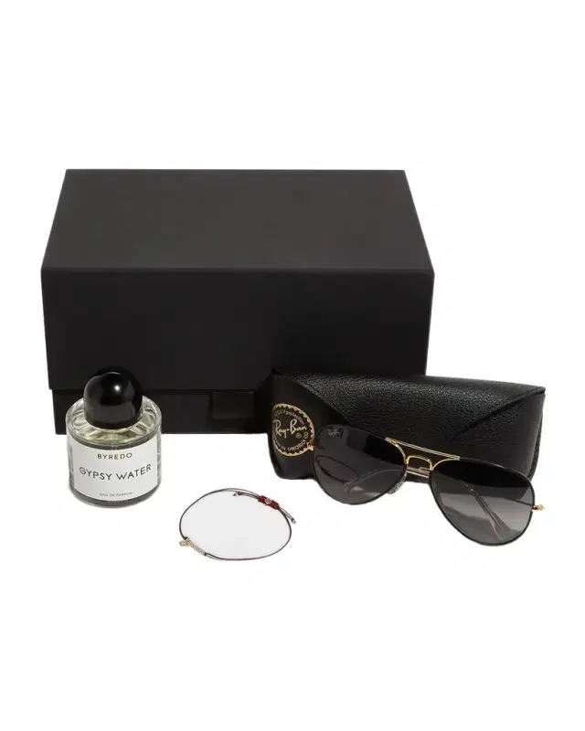 Neiman Marcus Sydney Evan Evil Eye Bracelet, Ray-Ban Sunglasses & Byredo Eau De Parfum Gift Box Set