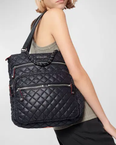 MZ Wallace Crosby Magazine Recycled Nylon Shoulder Bag | Thumbnail 2 MZ Wallace Crosby Magazine Recycled Nylon Shoulder Bag | Thumbnail 2