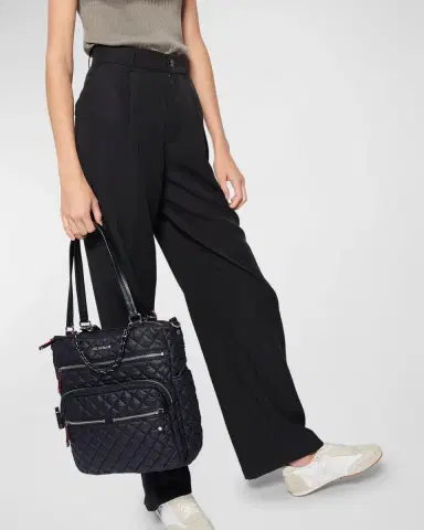 MZ Wallace Crosby Magazine Recycled Nylon Shoulder Bag | Thumbnail 4 MZ Wallace Crosby Magazine Recycled Nylon Shoulder Bag | Thumbnail 4