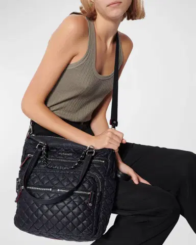 MZ Wallace Crosby Magazine Recycled Nylon Shoulder Bag | Thumbnail 5 MZ Wallace Crosby Magazine Recycled Nylon Shoulder Bag | Thumbnail 5