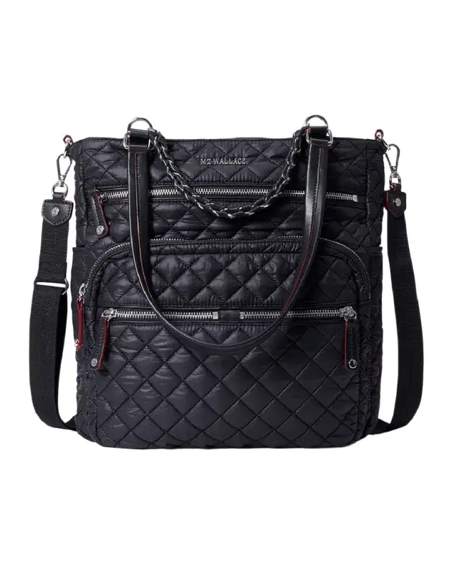MZ WALLACE Crosby Magazine Recycled Nylon Shoulder Bag