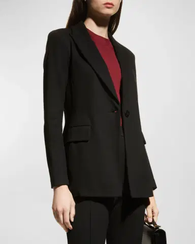 Rosetta Getty Jersey Single-Breasted Blazer | Thumbnail 3