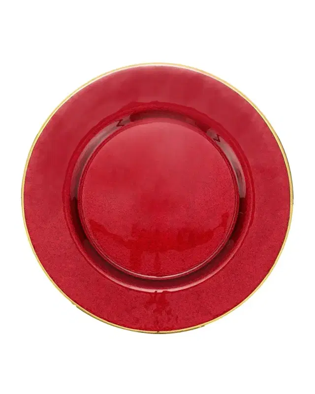 Metallic Glass Dinner Plate