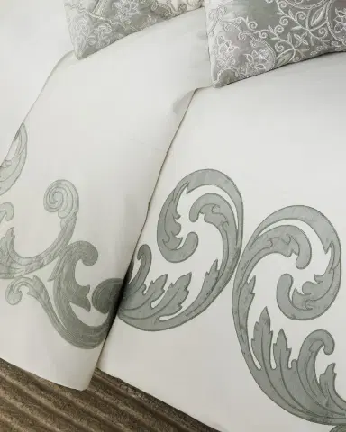 Callisto Home Tilburg Scroll Duvet | Thumbnail 1