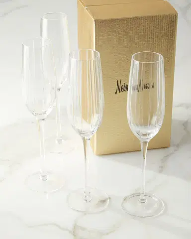 Neiman Marcus Cut Champagne Flutes | Thumbnail 3
