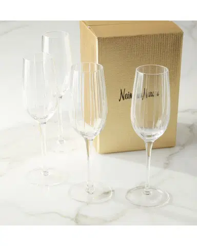 Neiman Marcus Cut Champagne Flutes | Thumbnail 4