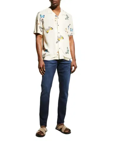 7 for all mankind Men's Slimmy Taper Skinny Jeans | Thumbnail 1