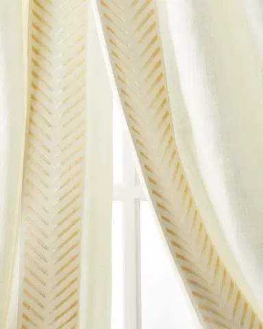 Home Silks Two Rio Cream Curtains | Thumbnail 1 Home Silks Two Rio Cream Curtains | Thumbnail 1