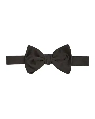 Emporio Armani Men's Solid Silk Pre-Tied Bow Tie | Thumbnail 1