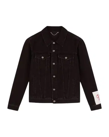 Golden Goose Men's Regular Denim Trucker Jacket | Thumbnail 1 Golden Goose Men's Regular Denim Trucker Jacket | Thumbnail 1