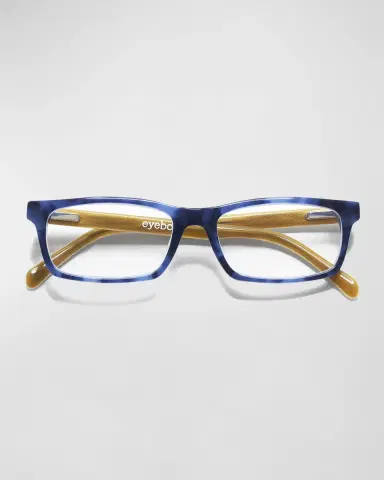 Eyebobs Number Cruncher Rectangle Acetate Reader Glasses | Thumbnail 3
