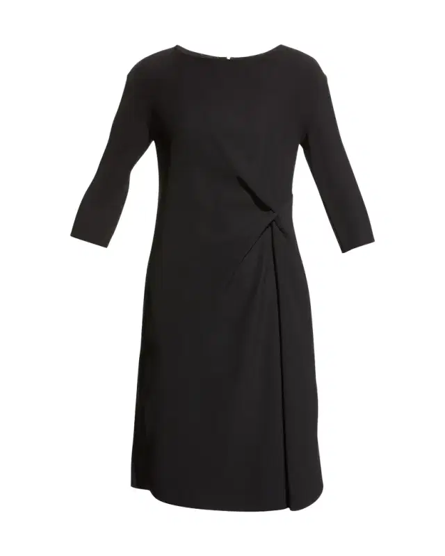 Techno Cady Gathered Shift Dress