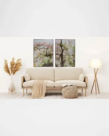 Shadow Catchers "Spring Diptych II" Framed Giclee | Thumbnail 4