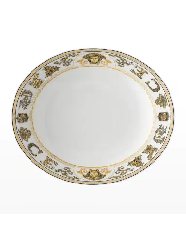 Versace Virtus Gala White Rim Soup Bowl | Thumbnail 3