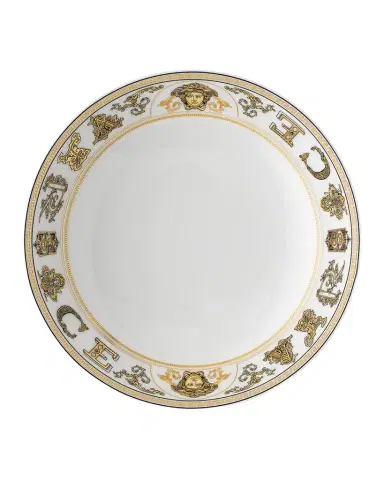 Versace Virtus Gala White Rim Soup Bowl | Thumbnail 1
