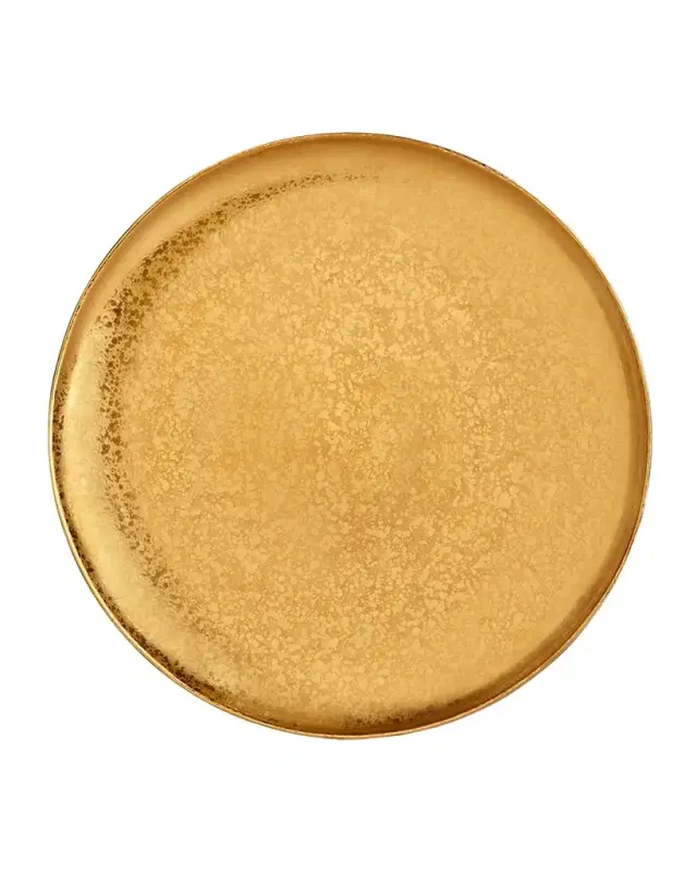 L 'Objet Alchimie 24K Gold-Plated Charger