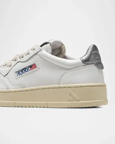 Autry Medalist Low-Top Bicolor Leather Sneakers | Thumbnail 3 Autry Medalist Low-Top Bicolor Leather Sneakers | Thumbnail 3