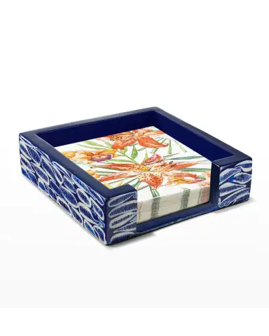 Ladorada Blue Almendro Cocktail Napkin Holder | Thumbnail 3