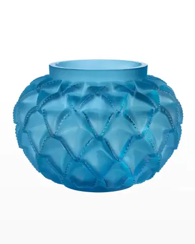 Lalique Languedoc Pale Blue Vase | Thumbnail 2