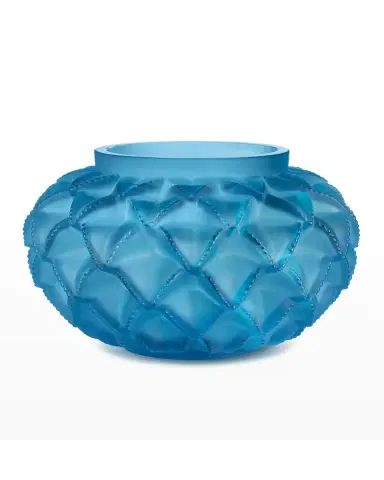 Lalique Languedoc Pale Blue Vase | Thumbnail 3