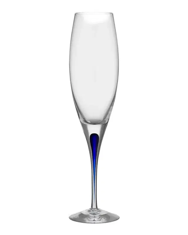 Orrefors Intermezzo Blue Flute, 7 oz.