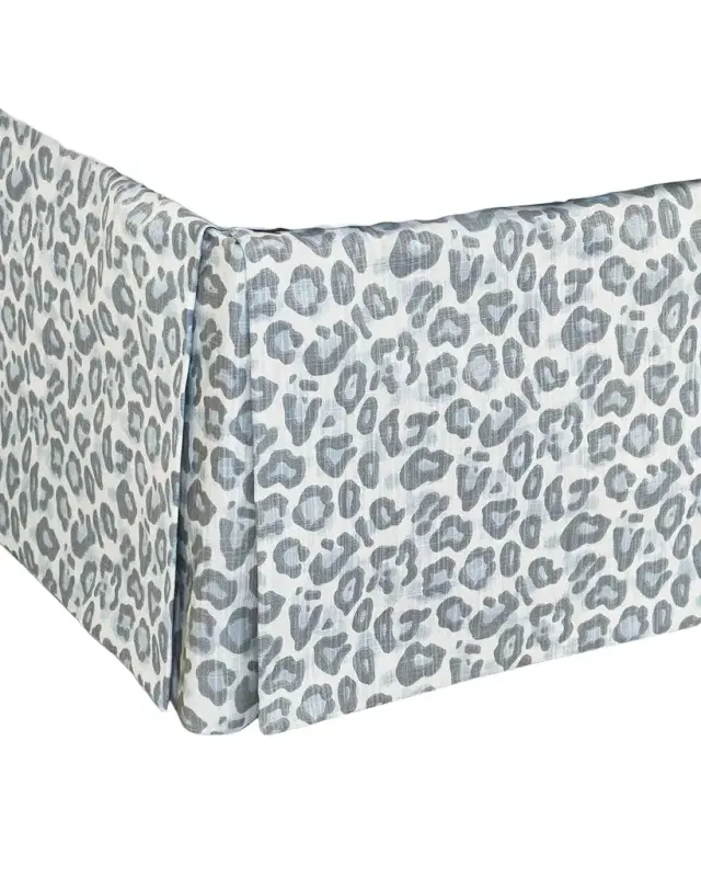 Eastern Accents Liesl Leopard-Print Queen Dust Skirt