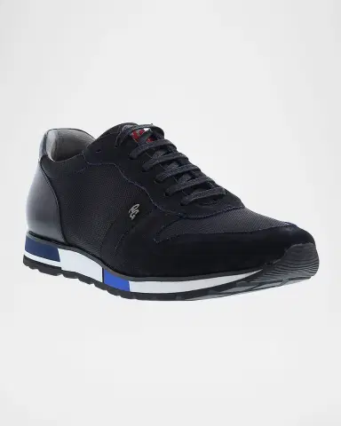 Robert Graham Men's Tropix Canvas Runner Sneakers | Thumbnail 2 Robert Graham Men's Tropix Canvas Runner Sneakers | Thumbnail 2