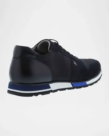 Robert Graham Men's Tropix Canvas Runner Sneakers | Thumbnail 3 Robert Graham Men's Tropix Canvas Runner Sneakers | Thumbnail 3