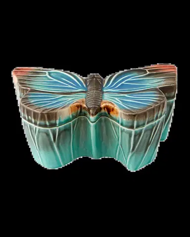 Bordallo Pinheiro "Cloudy Butterflies" Box by Claudia Schiffer | Thumbnail 2 Bordallo Pinheiro "Cloudy Butterflies" Box by Claudia Schiffer | Thumbnail 2