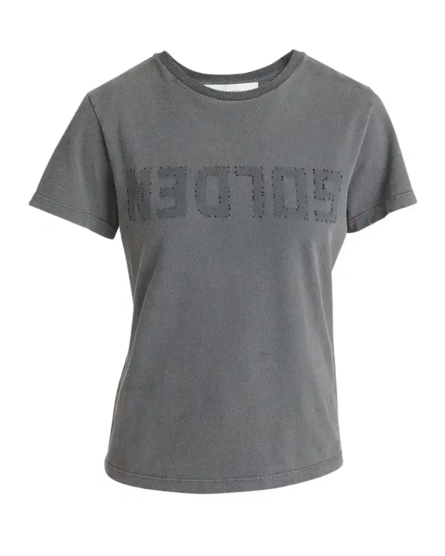 Golden Goose Distressed Crewneck Logo T-Shirt