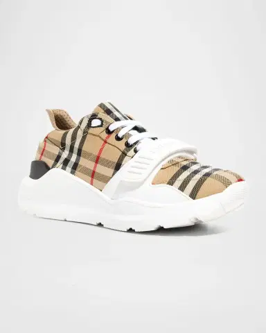 Burberry Regis Check Trainer Sneakers | Thumbnail 2 Burberry Regis Check Trainer Sneakers | Thumbnail 2