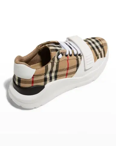 Burberry Regis Check Trainer Sneakers | Thumbnail 3 Burberry Regis Check Trainer Sneakers | Thumbnail 3