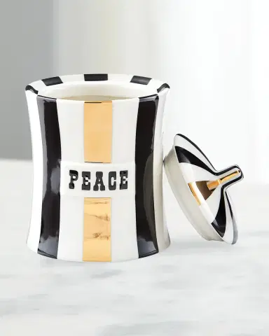 Jonathan Adler Vice Gilded Peace Canister | Thumbnail 2