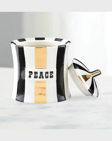 Jonathan Adler Vice Gilded Peace Canister | Thumbnail 5
