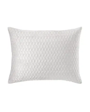 Callisto Home Marconi Geometric Velvet Standard Sham | Thumbnail 1