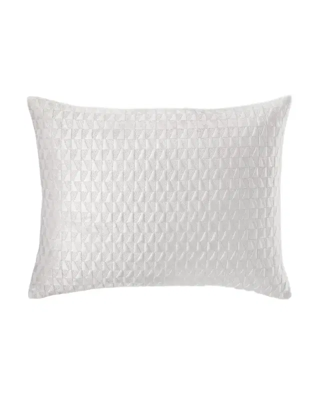 Callisto Home Marconi Geometric Velvet Standard Sham
