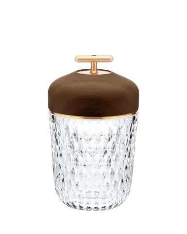 Saint Louis Crystal Folia Dark Wood Portable Lamp | Thumbnail 1 Saint Louis Crystal Folia Dark Wood Portable Lamp | Thumbnail 1