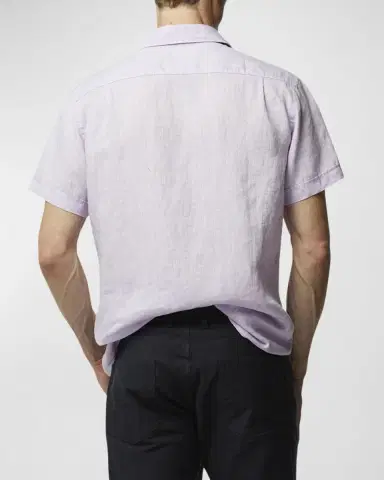 Rodd & Gunn Men's Ellerslie Solid Linen Sport Shirt | Thumbnail 2