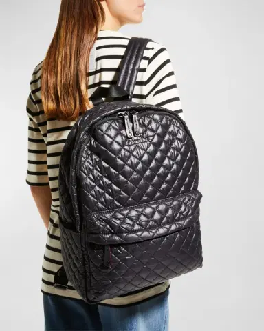MZ Wallace Metro Deluxe Quilted Nylon Backpack | Thumbnail 4 MZ Wallace Metro Deluxe Quilted Nylon Backpack | Thumbnail 4
