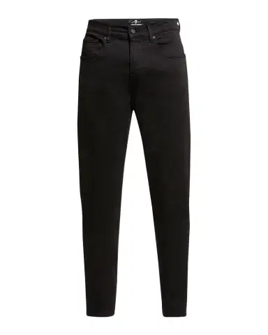 7 For All Mankind Men's Slimmy Taper Solid Skinny Jeans | Thumbnail 1