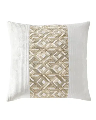 Callisto Home Tornito Channel-Quilted Euro Sham | Thumbnail 1