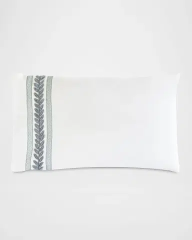 Eastern Accents Amberlynn Velvet Leaf Sham, Left Border | Thumbnail 4 Eastern Accents Amberlynn Velvet Leaf Sham, Left Border | Thumbnail 4