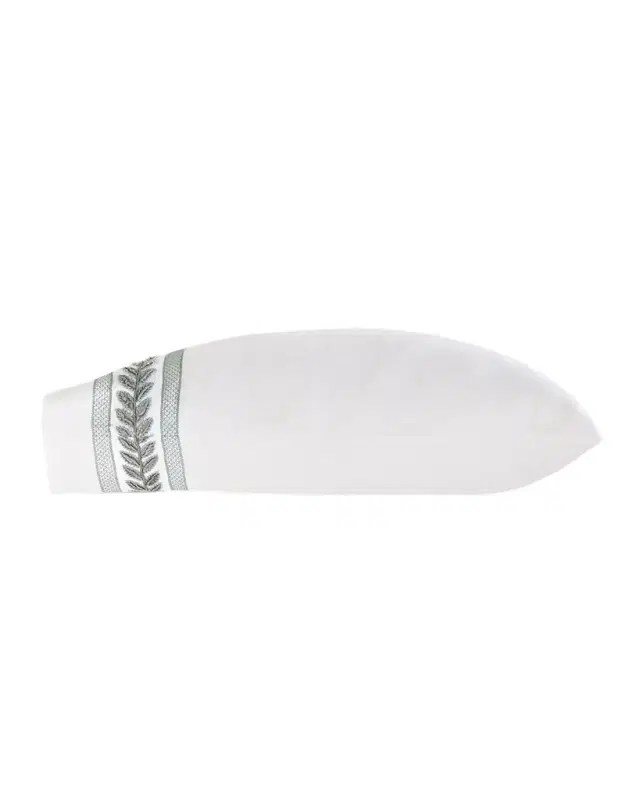 Eastern Accents Amberlynn Velvet Leaf Sham, Left Border