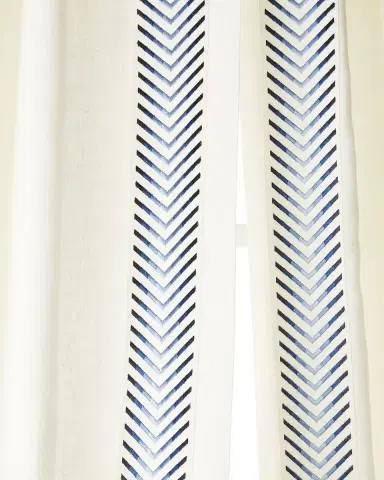 Home Silks Rio Navy Curtains | Thumbnail 2 Home Silks Rio Navy Curtains | Thumbnail 2