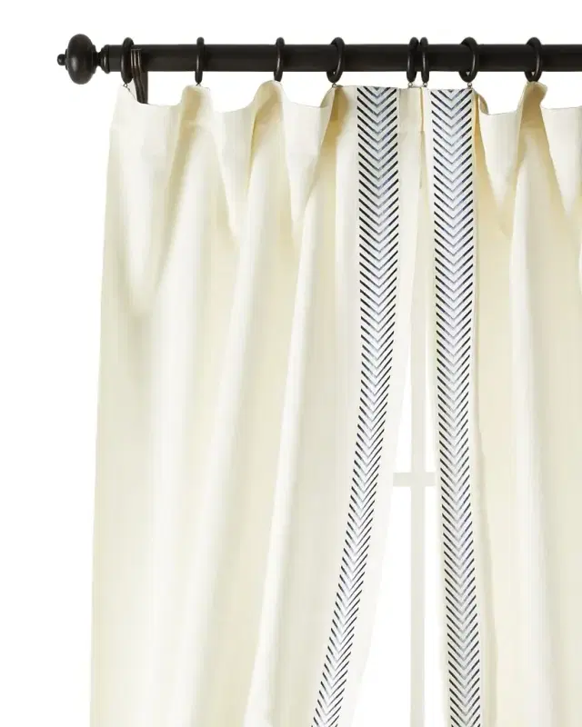 Home Silks Rio Navy Curtains