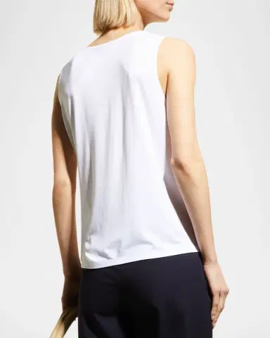 Eileen Fisher Scoop-Neck Jersey Knit Tank Top | Thumbnail 2 Eileen Fisher Scoop-Neck Jersey Knit Tank Top | Thumbnail 2