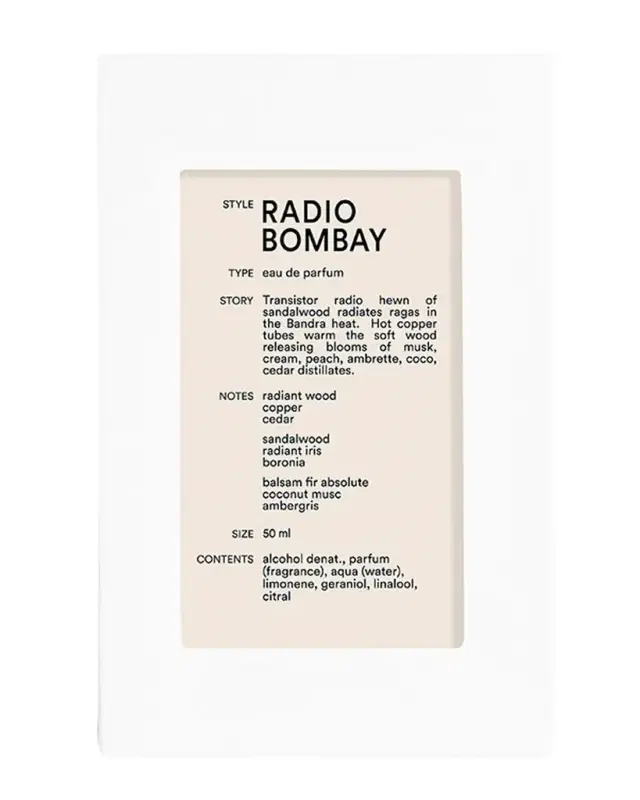 D.S. & DURGA Radio Bombay Eau de Parfum